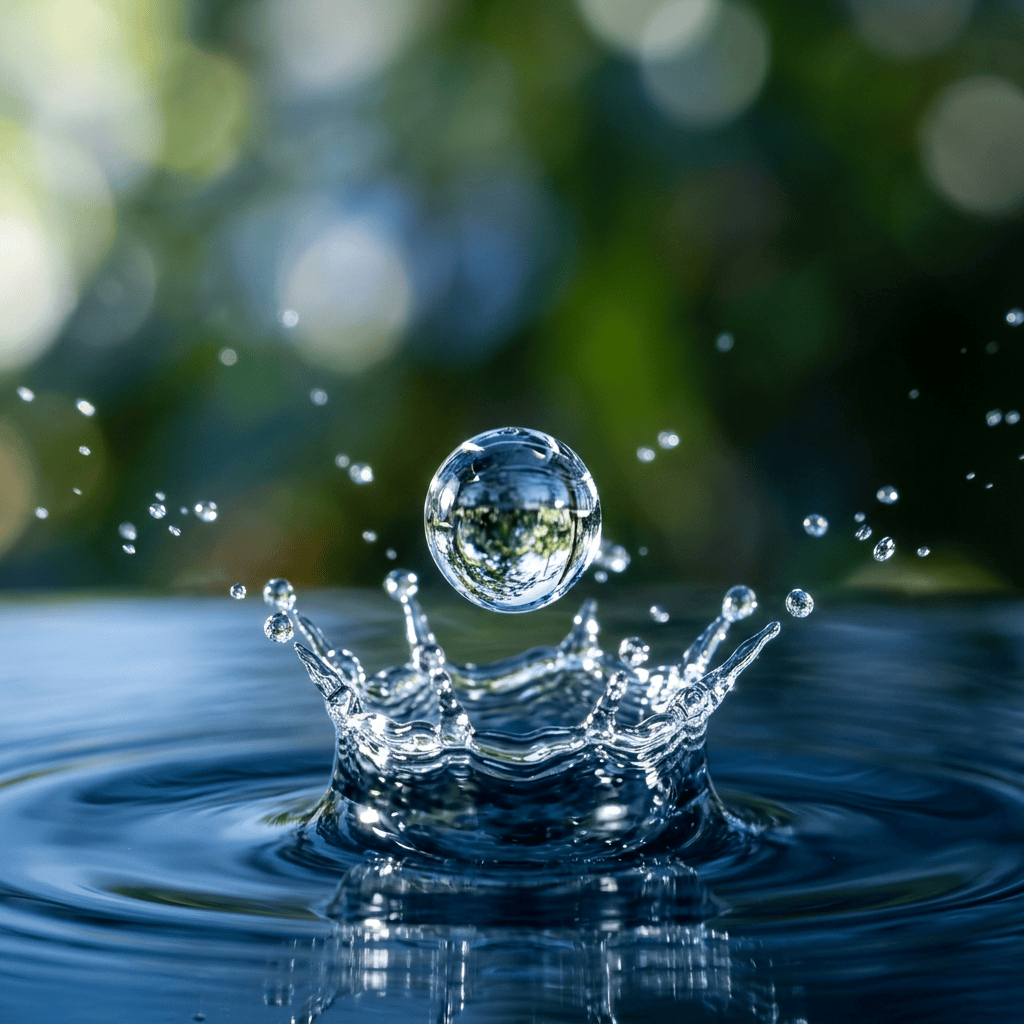 Single water drop